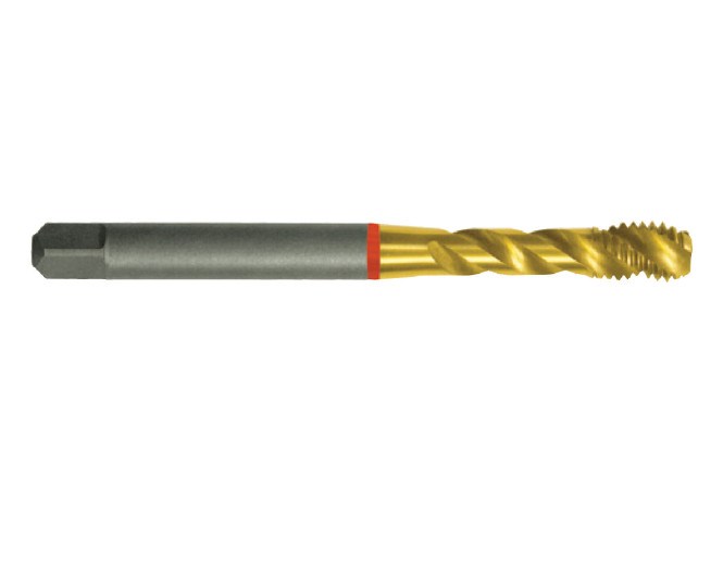 960ST51 Tarozi lungi de masina, pas normal / fin, DIN 371/376/374, Forma C, TiN, DIM M 3 x 0.5 mm
