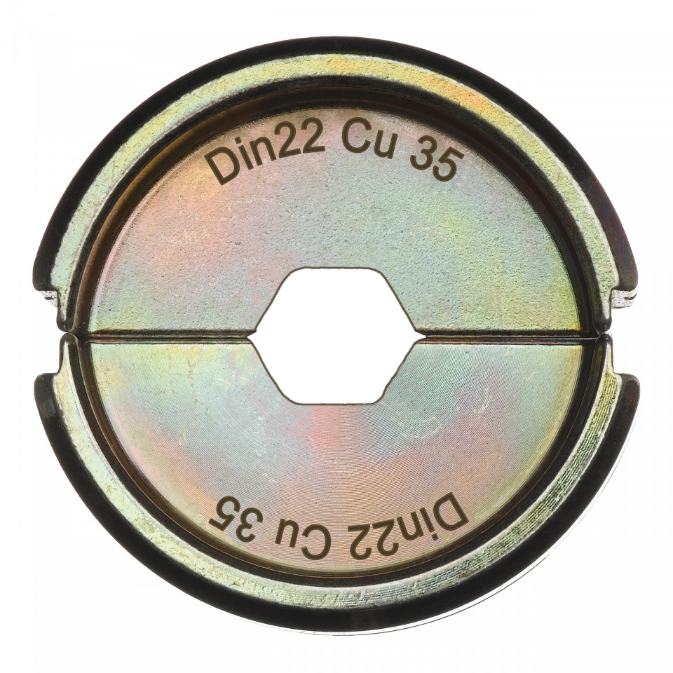 Bacuri de sertizare DIN Cupru Milwaukee (Cod imprimat: 12, Dimensiune conector cablu (mm²): 35)