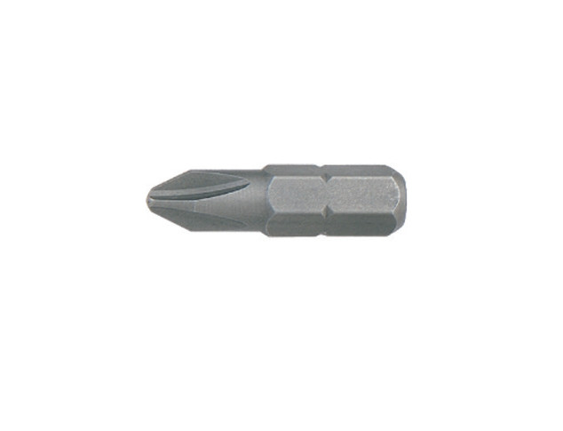 Bit hexagonal 1/4" DIN 3126 Forma C 6,3 profil Phillips PH 2, DIM 6.0, L 25, AMB - 25