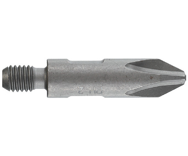 Bit STANDARD profil Phillips cu prindere pe filet M5, DIM PH 1, L 45