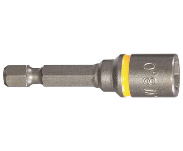 Bit tubular de IMPACT 50 mm cu magnet 1/4", E 6.3 - 6mm