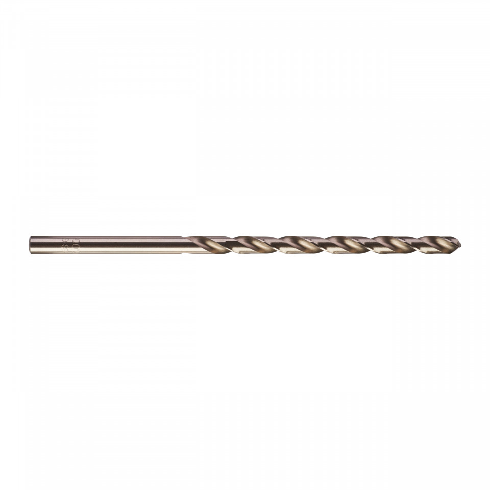 Burghie lungi MILWAUKEE HSS Ground pentru metal - DIN 340 Ø 6x91x139 mm - set 10 buc