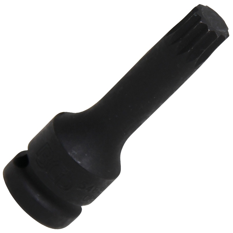 Cap cheie tubulara 1/2" de impact cu varf XZN, M14 x 75 mm, BGS