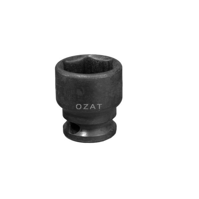 Cap cheie tubulara impact cu pereti subtiri OZAT 1/2" 6 laturi, scurta 15mm L38mm