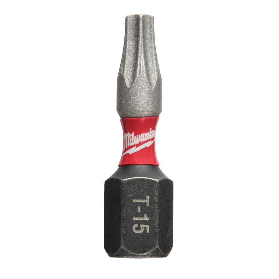 Cap surubelnita Torx (TX) Milwaukee SHOCKWAVE TX15 x 25 mm 2 buc