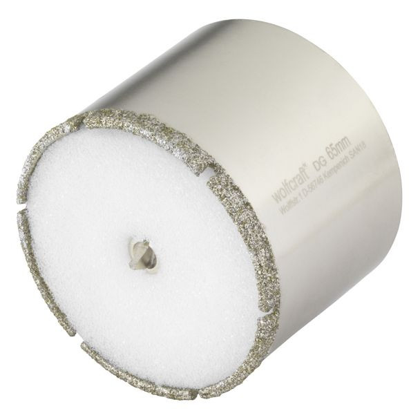 Carota diamantata "Ceramic" Wolfcraft 5930000, D 65 mm, lungime 45 mm