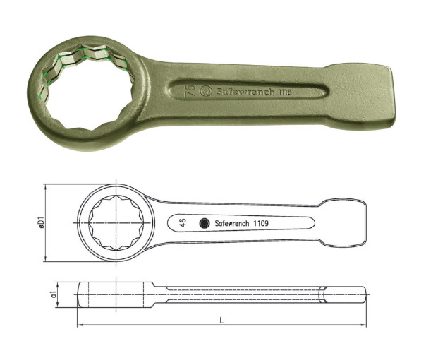 Cheie fixa simpla de soc Safewrench,DIM 70