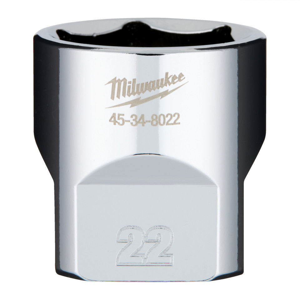 Cheie tubulară 3/8, sistem metric, 22mm, scurtă