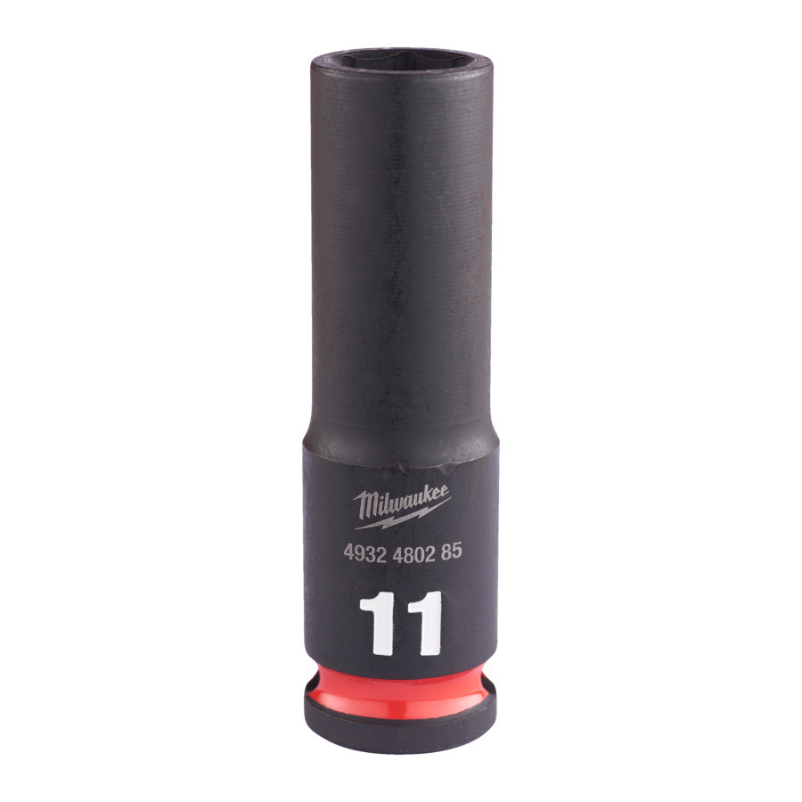 Cheie tubulară de impact MILWAUKEE SHOCKWAVE™ IMPACT DUTY, 3/8" IMPACT SOCKET DEEP 11mm L65mm
