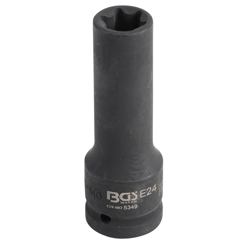 Cheie tubulara stelata lunga de impact, tip E24, 3/4"