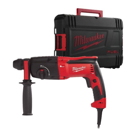 Ciocan rotopercutor Milwaukee PFH 26 K, 2.4 jouli, 725 W, 2 functii, alimentare Retea 220-240 V