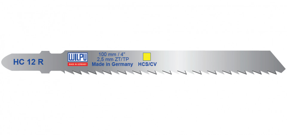 HC 12 R Panza HCS/CV pentru fierastrau vertical, prindere T, pentru lemn / 5 bucati, DIM 100 x 7.8 x 1.45 mm