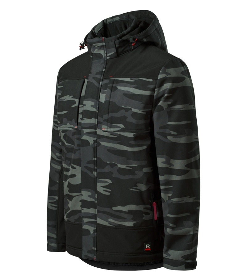 Jachetă softshell de iarnă pentru bărbaţi, Vertex Camo, 320 g/m² W56