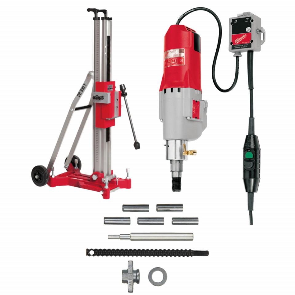 Kit masina de carotat Milwaukee, gaurire beton 352 mm