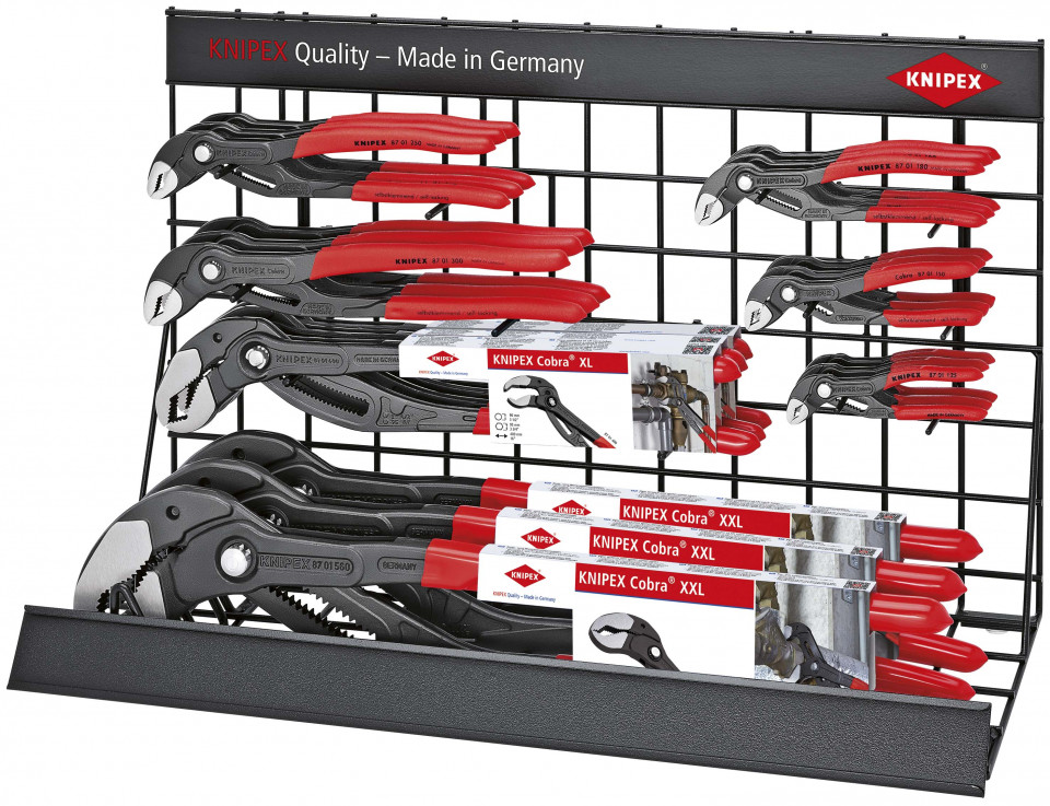 KNIPEX 00 19 29 sortimentul Cobra® expus pentru vânzare 610 mm
