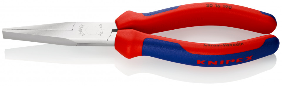 KNIPEX 30 15 190 Patent cu cioc lung cu manşoane multicomponent cromat 190 mm