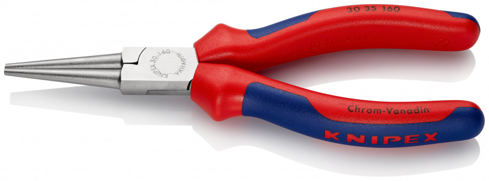 KNIPEX 30 35 160 Patent cu cioc lung cu manşoane multicomponent cromat 160 mm