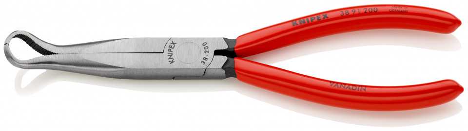 KNIPEX 38 91 200 Clește de mecanici acoperite cu plastic vopsit negru 200 mm