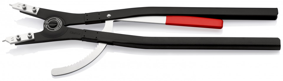 KNIPEX 46 10 A5 clește pentru inele de siguranță pentru inele exterioare pe axuri vopsit electrostatic în negru 560 mm