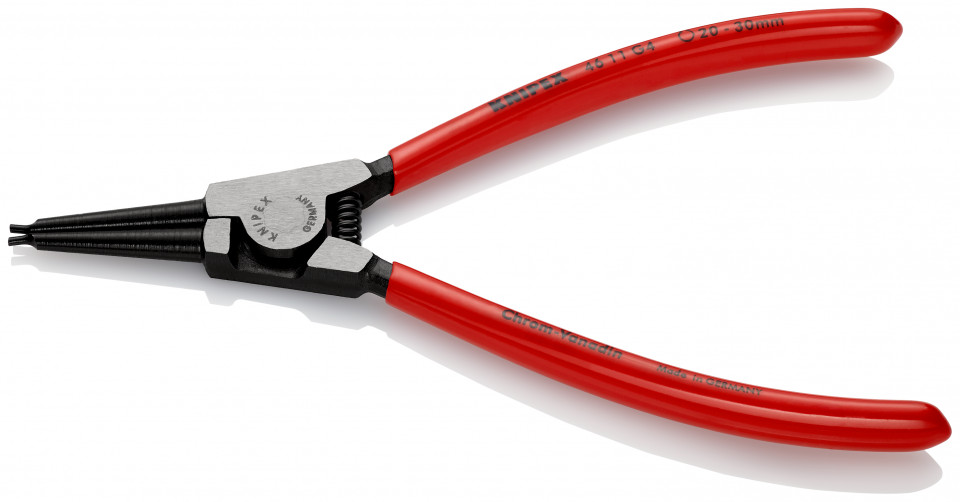 KNIPEX 46 11 G4 clește pentru inele de siguranță pentru inele de prindere pe axuri acoperite cu plastic vopsit negru 180 mm