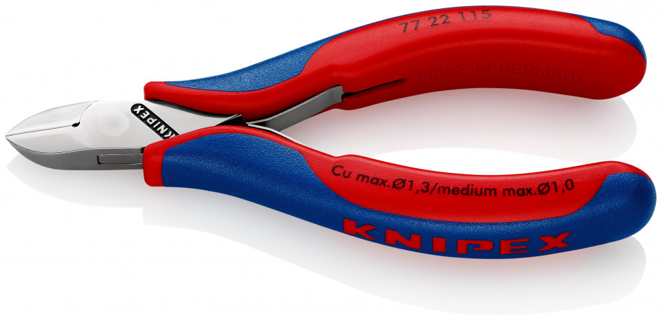 KNIPEX 77 22 115 Șfic pentru instalații electronice cu manşoane multicomponent 115 mm