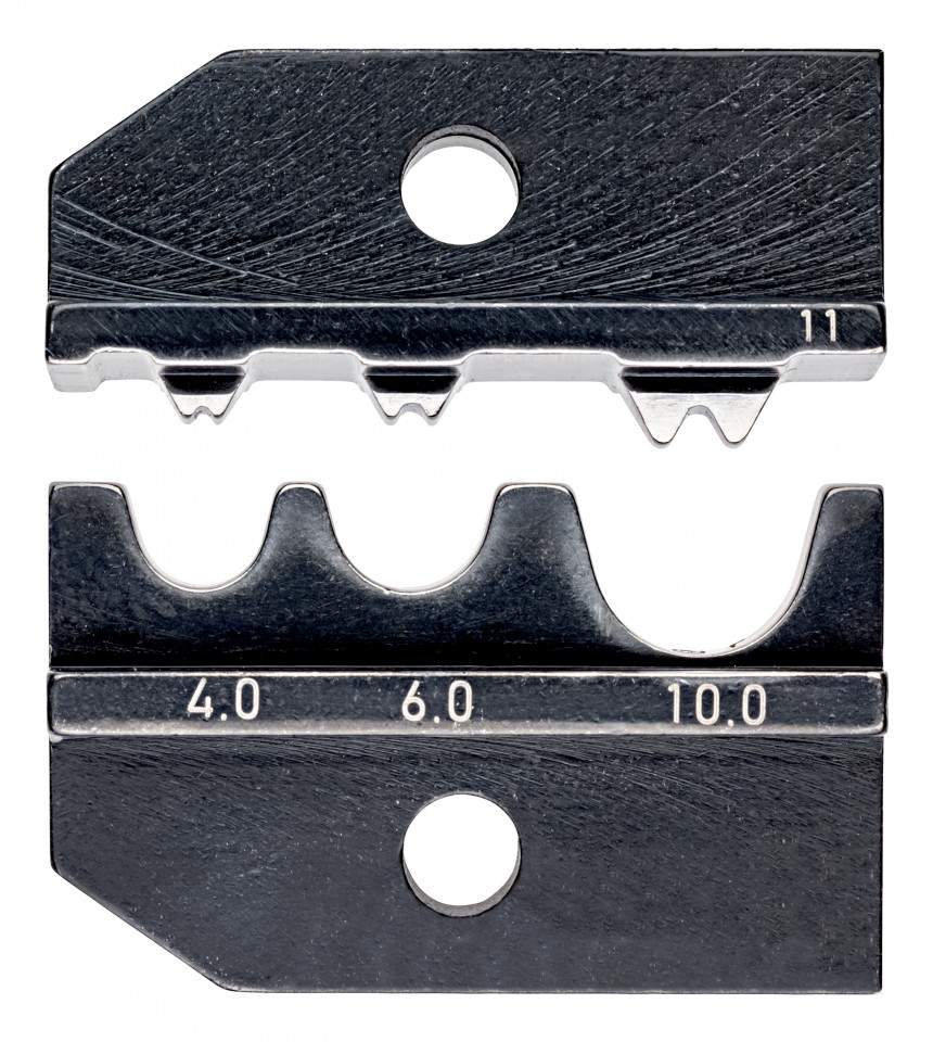 KNIPEX 97 49 11 adaos de sertizare pentru saboţi neizolaţi plaţi, circulari şi de presare conform DIN 46234 şi DIN 46235, precum şi pentru conectori de sertizare, cap-la-cap şi de presare conform DIN 46341 şi DIN 46267