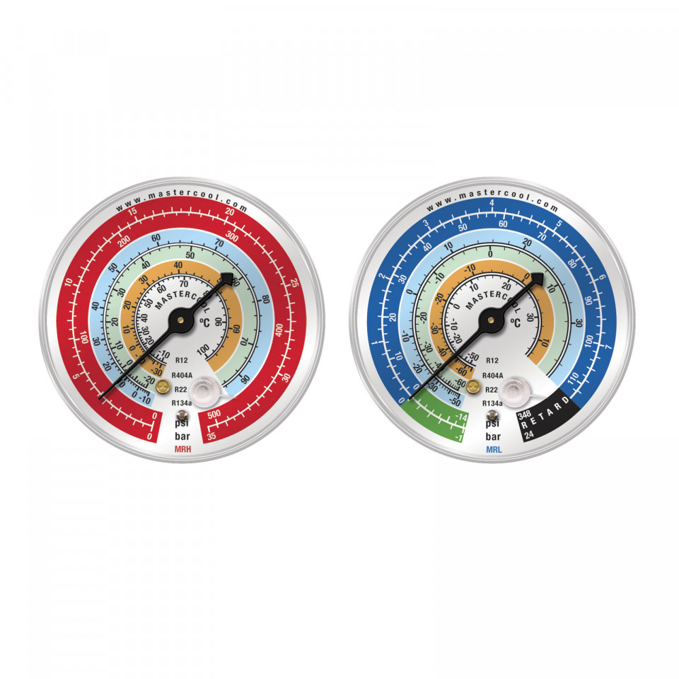Manometru de presiune inalta R134A, R404A, R22, R12 MASTERCOOL