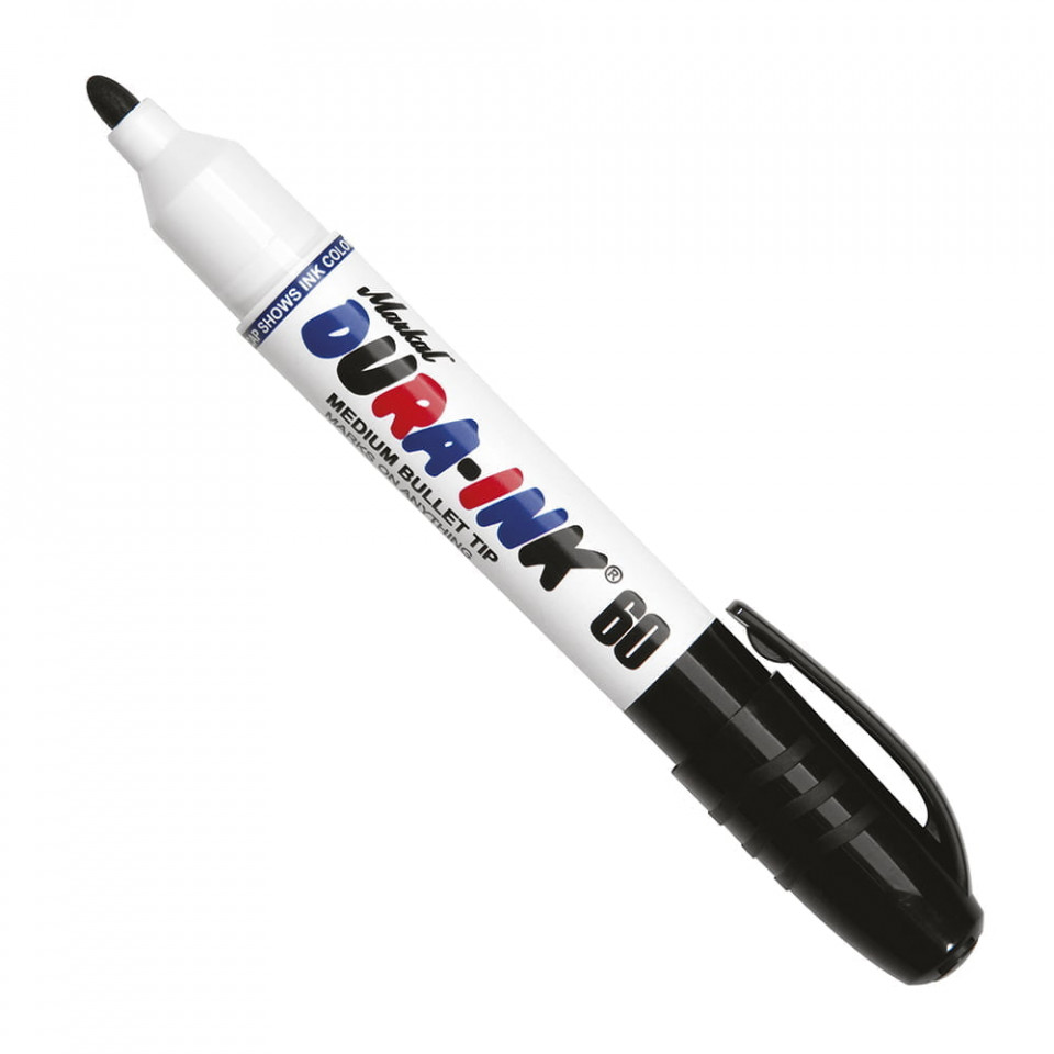 Marker cu cerneală permanentă DURA-INK 60, negru
