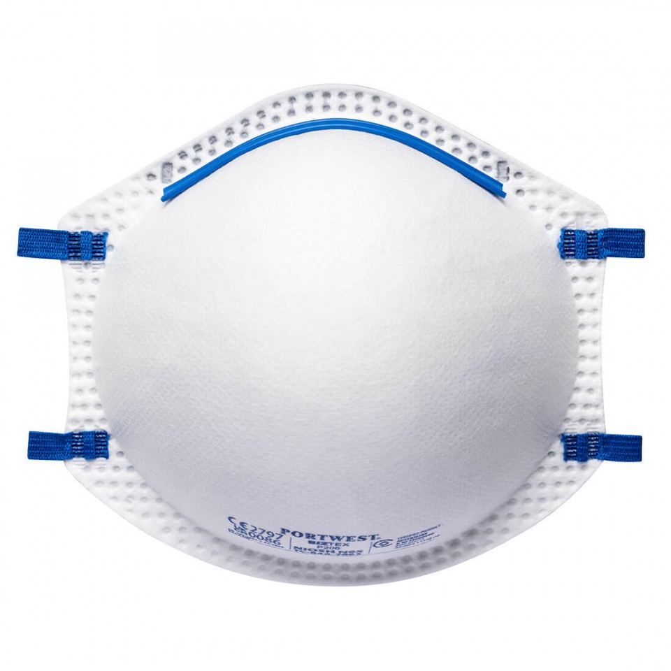 Masti FFP2, pachet 20 buc, culoare Alb P200