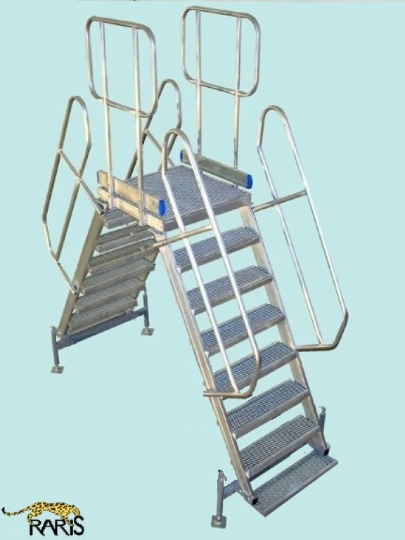 Platforma RARIS, fixa, la 60°, dubla , Gmax = 200kg, tip PF60D