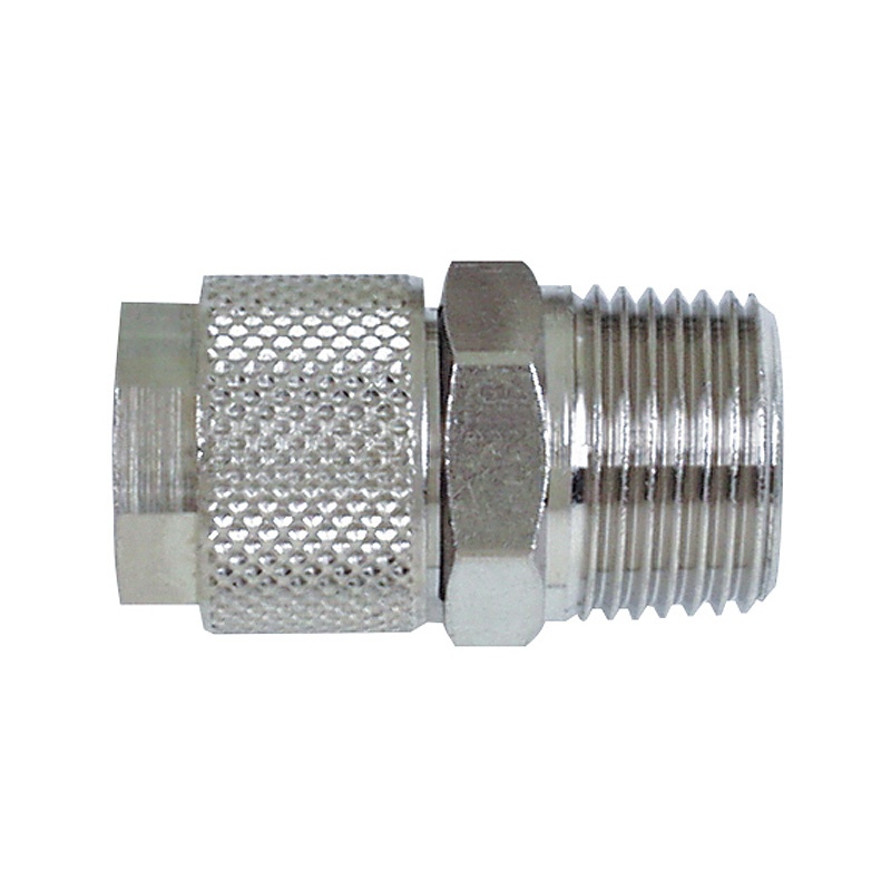 Racord automat push-in drept, filet 3/8", pentru furtun 6mm FIAC