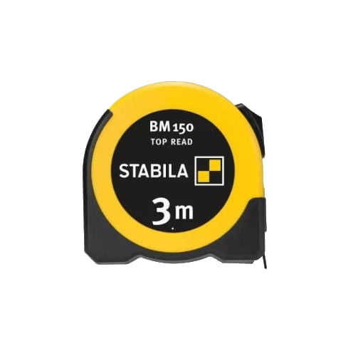 Ruleta de buzunar cu vizor, BM 150, scala metrica, 3 m
