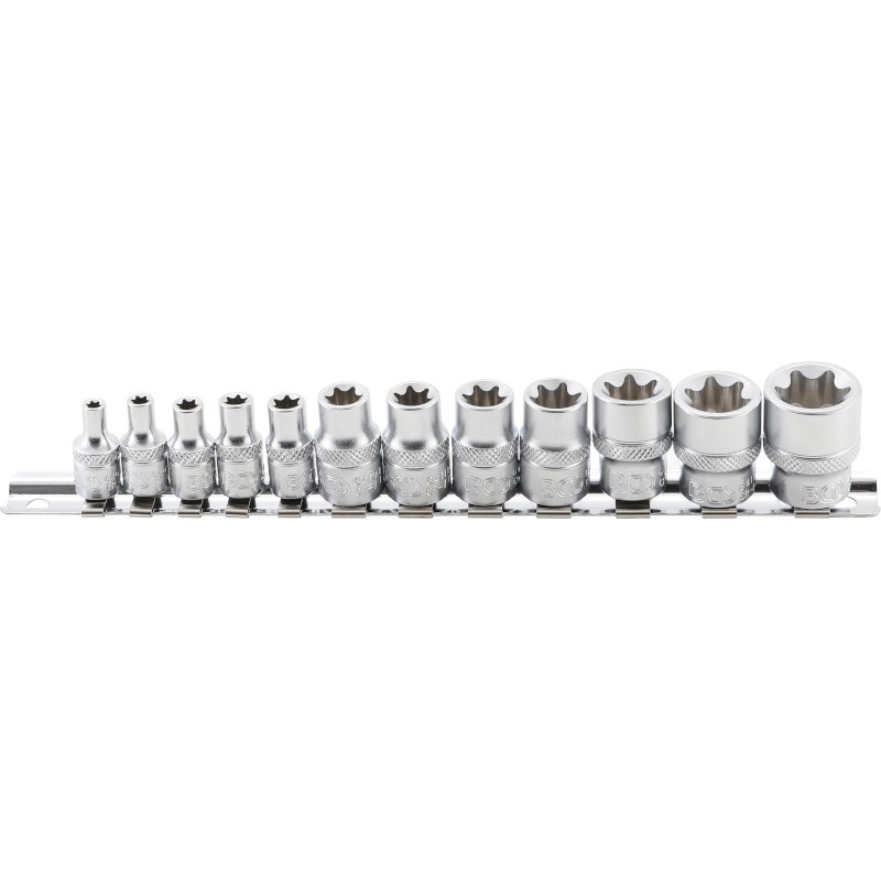 Set 12 chei stelate torx-negativ, 1/4" + 3/8", E4 - E20