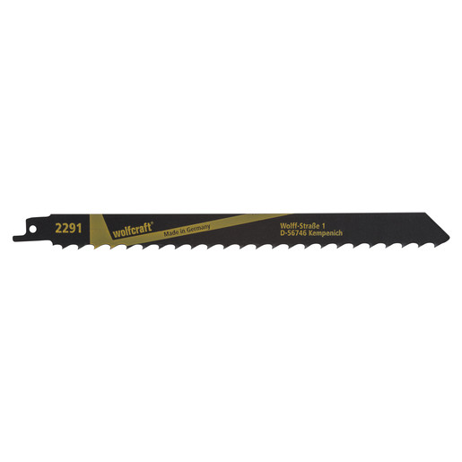 Set 2 panze fierastrau sabie Wolfcraft 2291000, pentru grinzi de lemn, taieri de crengi, 230 mm
