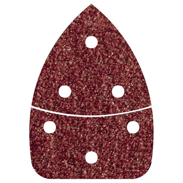 Set 6 foi abrazive Wolfcraft 3137000, Gr. 80, perforate, 98x139 mm