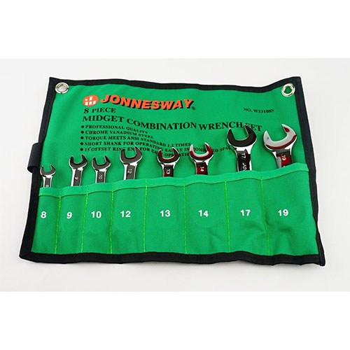 Set 8 chei inelare mini Jonnesway 8-19 mm