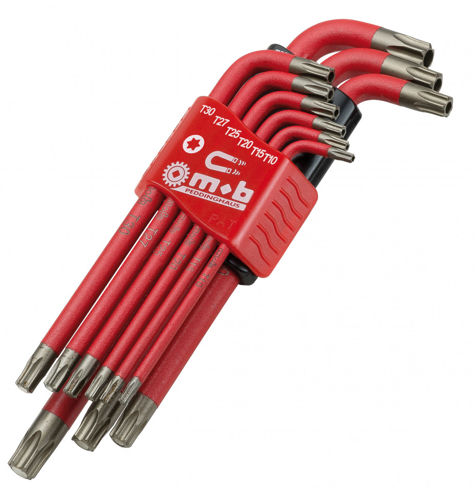 Set 9 chei pentru locas Torx (cu magnet) si Tamper MOB Torx TX10-TX50
