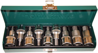 Set 9 piese tubulare Jonnesway 1/2" inbus H3-H14 mm