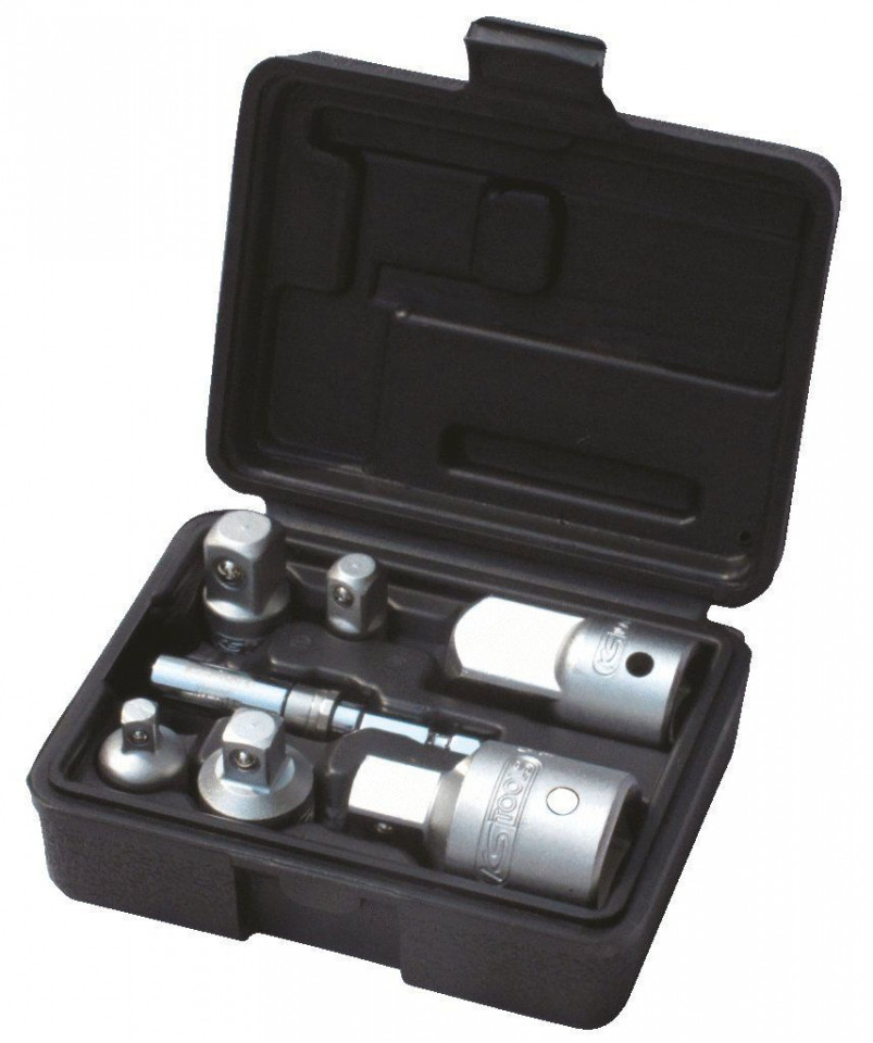 Set adaptoare KS TOOLS 1/4", 3/8", 1/2", 7 piese
