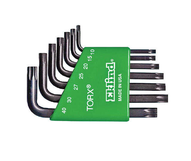 Set de 7 chei locas cu profil TX in suport de plastic EKLIND T10-T40
