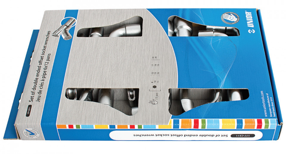 Set de chei pipa in cutie de carton 11 PIESE 8-24 mm