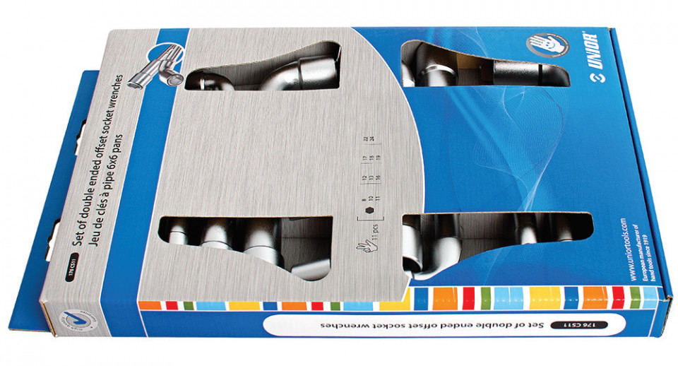 Set de chei pipa in cutie de carton 11 PIESE 8-24 mm
