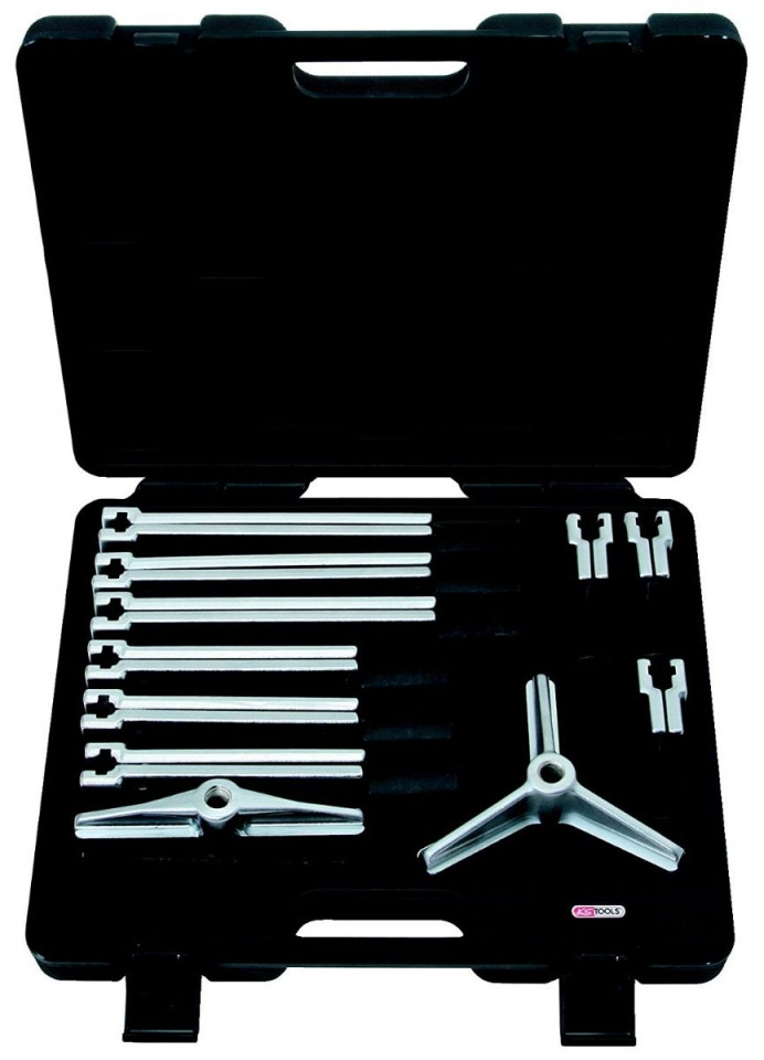 Set extractoare universale cu 2 + 3 braţe, 12 piese