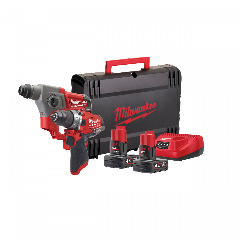 Set scule cu acumulatori M12 FUEL™ Milwaukee M12 FPP2B-402X