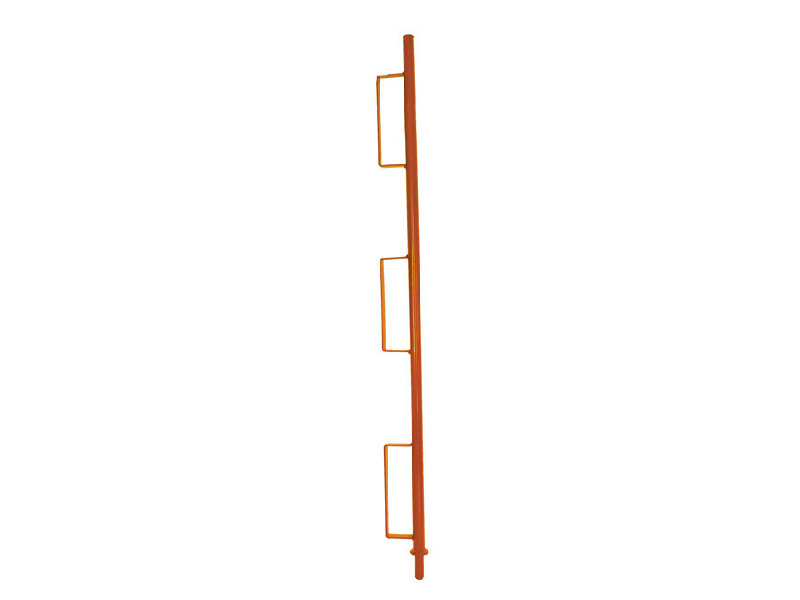 Suport parapet metalic garda de corp pentru capra-schela cu grinda de lemn - 100 cm