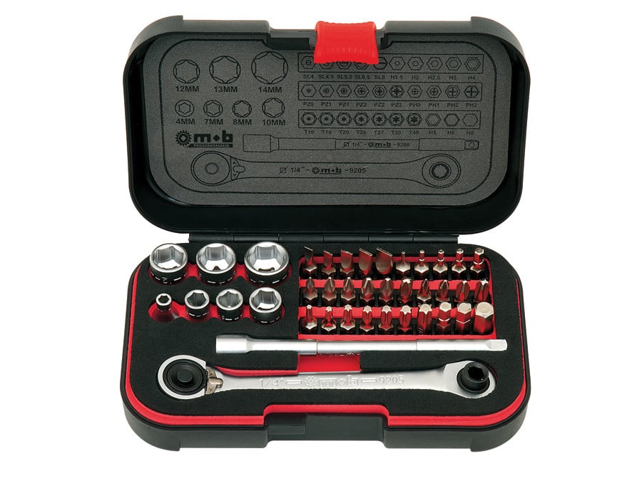 Trusa MOB 39 scule XS-BOX39×1/4” capete/bituri - 175×110×40