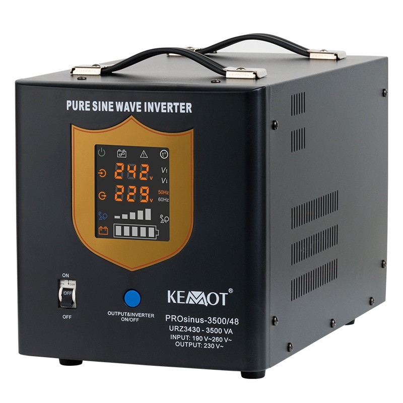 UPS CU SINUS PUR - 48V / 2400W / NEGRU