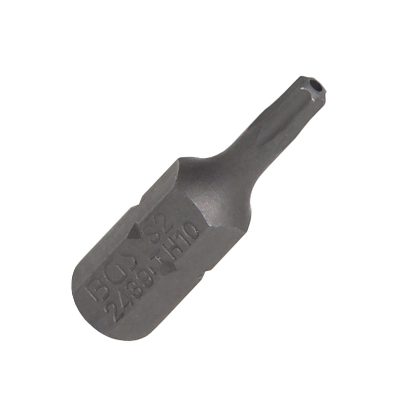 Varf torx cu gaura TT10, 1/4", 25mm