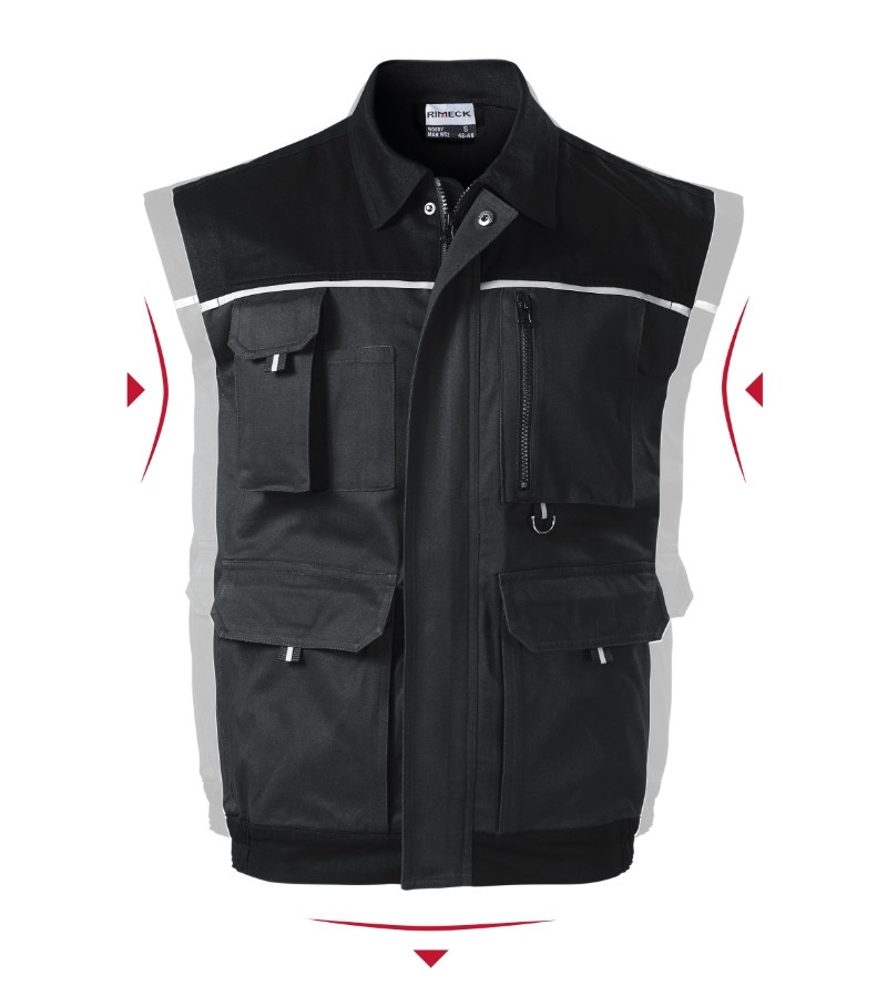 Vestă de lucru pentru bărbaţi, Woody, 270 g/m² W52