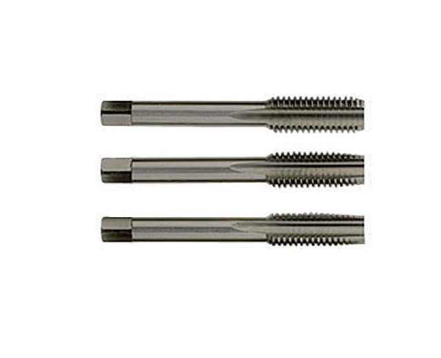 1501511 Tarozi pentru filetare manuala, pas normal, DIN 352, Forma A, HSS-G, 3 buc/set, DIM M 7 x 1.0
